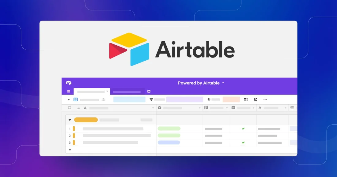 Visual for this record: Airtable made a database behave like a spreadsheet