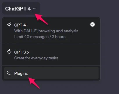 Visual for this record: ChatGPT plugins lasted about a year before GPTs replaced them