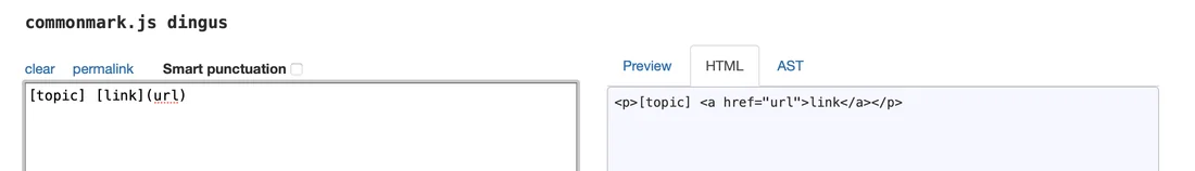 Visual for this record: CommonMark gave an ambiguous format a strict specification