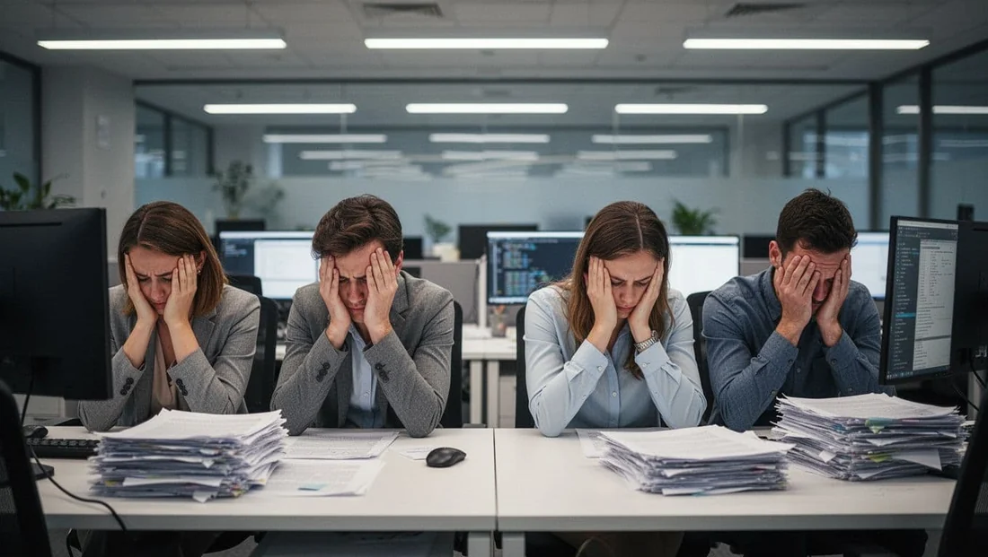 Visual for this record: Interrupted office workers finished faster but more stressed