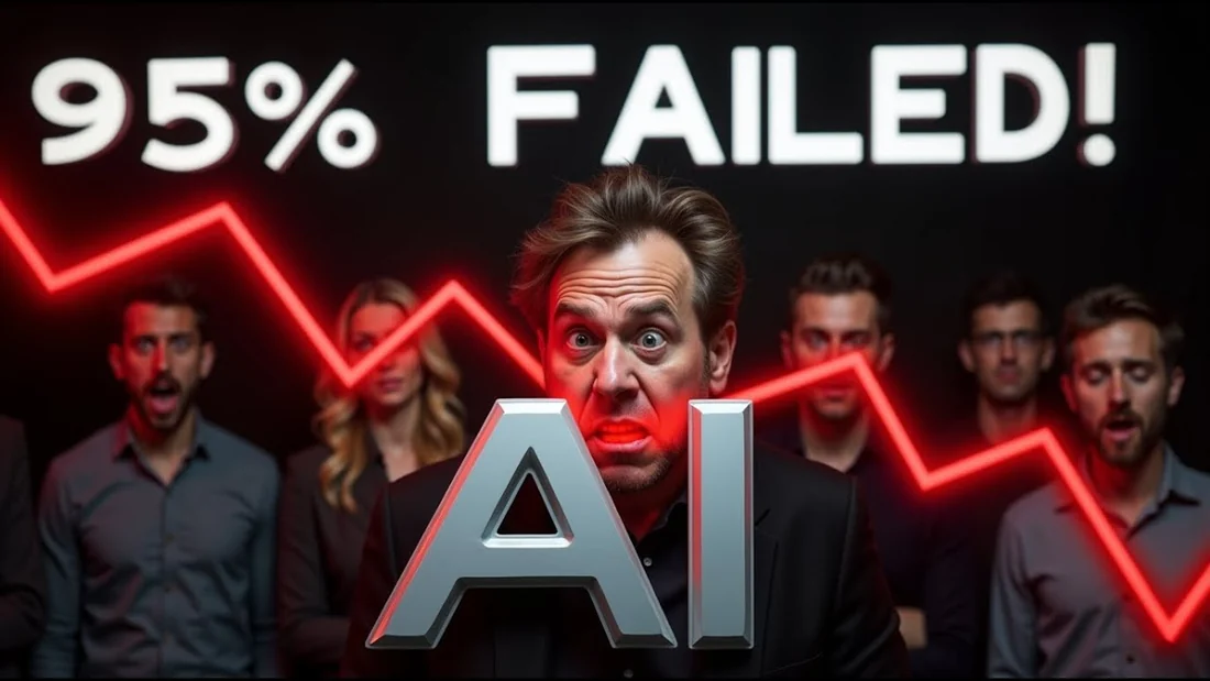 Visual for this record: A widely quoted 95% AI failure figure rests on 52 interviews