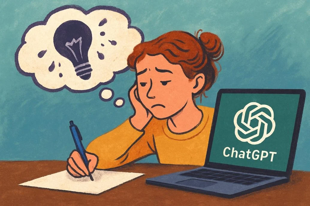 Visual for this record: ChatGPT cut writing task time by 40% in a controlled trial