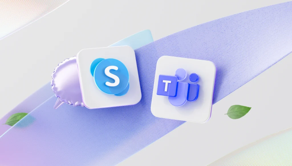 Visual published with the cited source for this record: Skype's twenty-year run ended inside Microsoft Teams