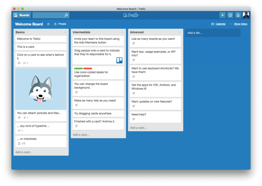Visual for this record: Trello turned kanban boards into a consumer product