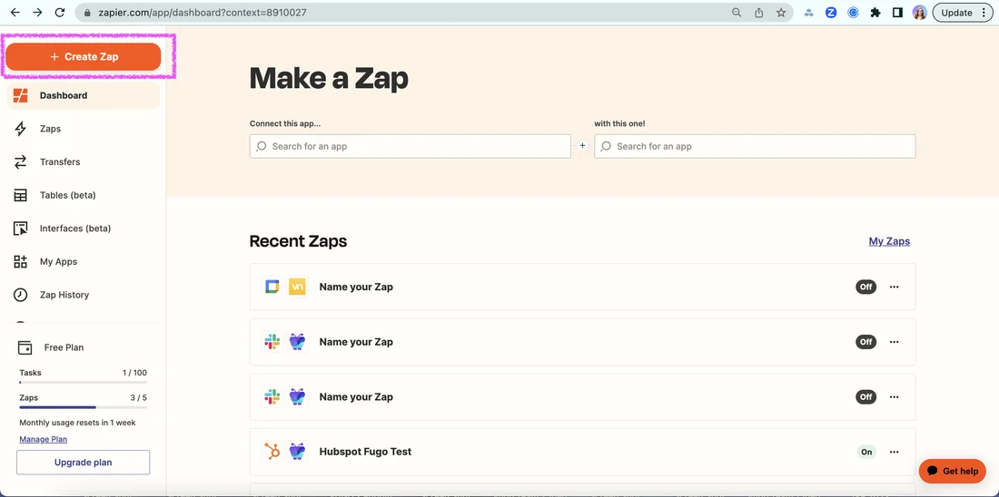 Visual for this record: Zapier let non-developers connect apps with a Zap